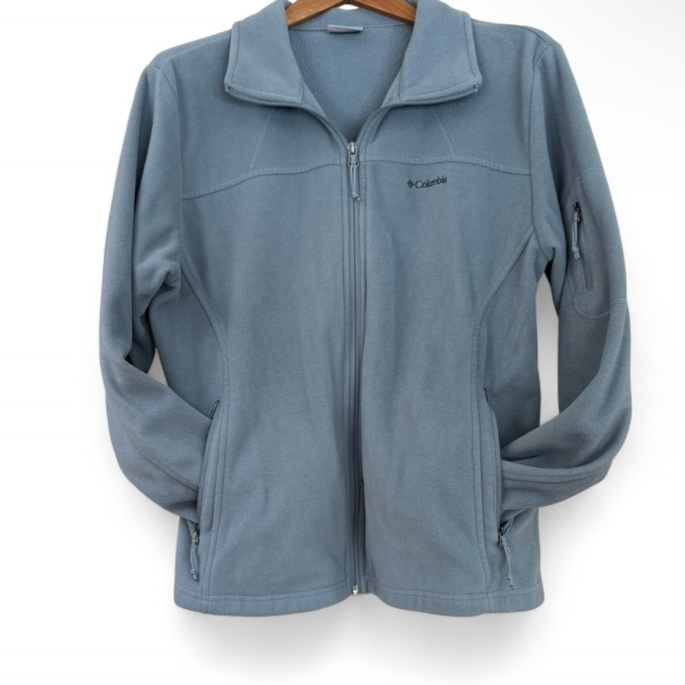 Columbia Sportswear Steel Blue Full-Zip Fleece XL